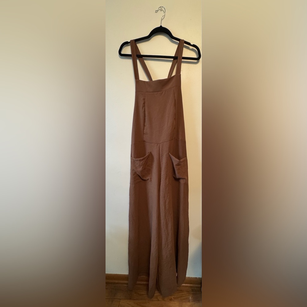 Brown Jumpsuit